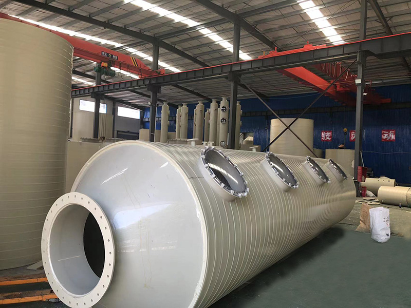 【实拍】宜春市开发区某锂电废气塔工程案例